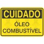 Cuidado - óleo combutível